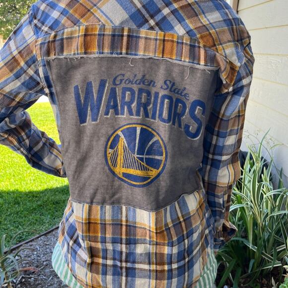 Other - Golden State Warriors Flannel Shirt size XS unisex